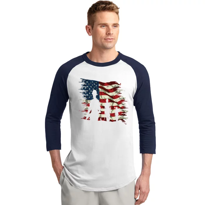 Veterans At Home Welcome Back Our Heroes Gift Baseball Sleeve Shirt