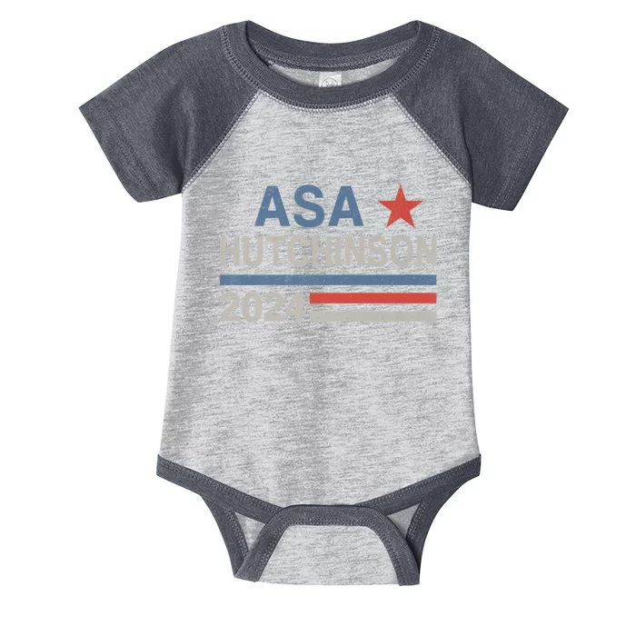 Vintage Asa Hutchinson 2024 For President Election Infant Baby Jersey Bodysuit