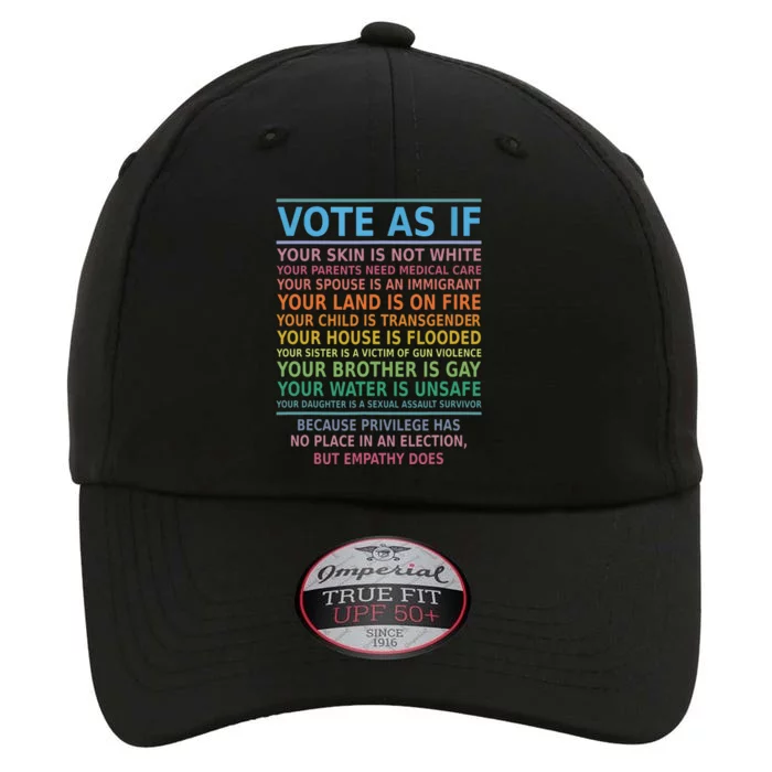 Vote As If Your Skin Is Not White Humans Rights The Original Performance Cap