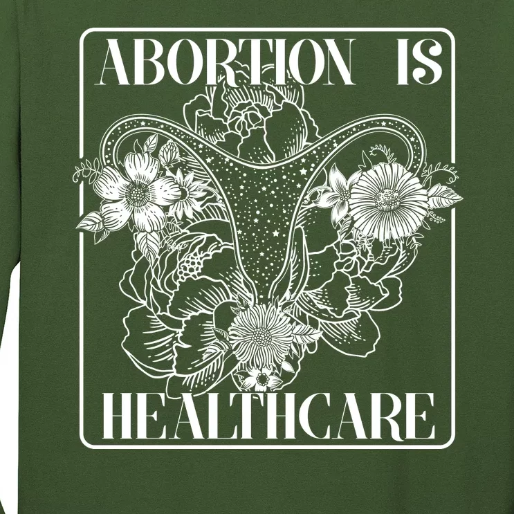 Vintage Abortions Is Healthcare Pro Roe Womens Rights Long Sleeve Shirt