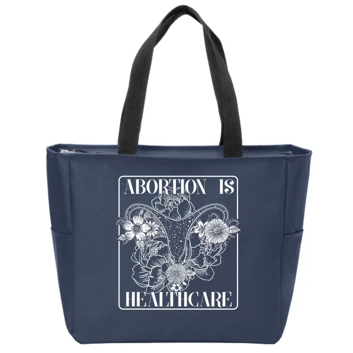 Vintage Abortions Is Healthcare Pro Roe Womens Rights Zip Tote Bag