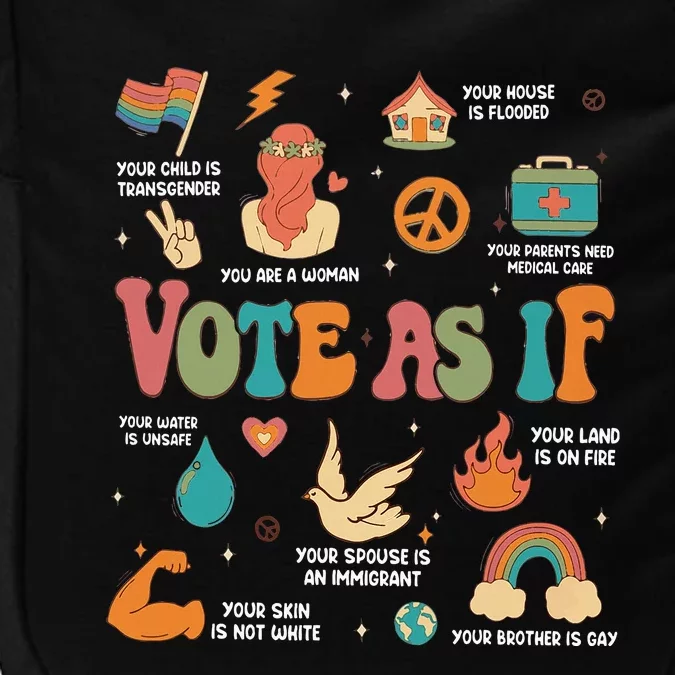 Vote As If Feminist Gift Empower Women 2024 Advocacy Impact Tech Backpack