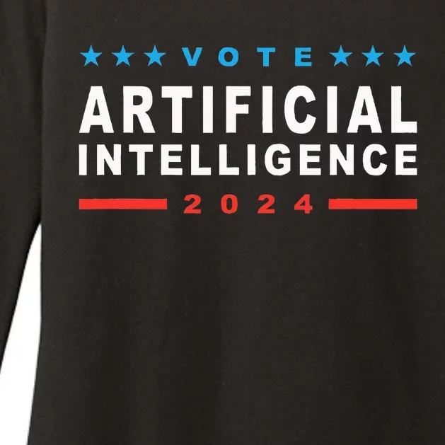 Vote Artificial Intelligence 2024 Womens CVC Long Sleeve Shirt