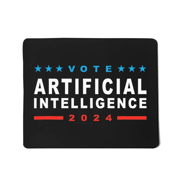 Vote Artificial Intelligence 2024 Mousepad