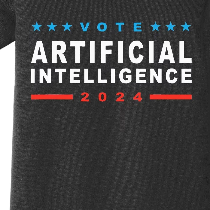 Vote Artificial Intelligence 2024 Baby Bodysuit