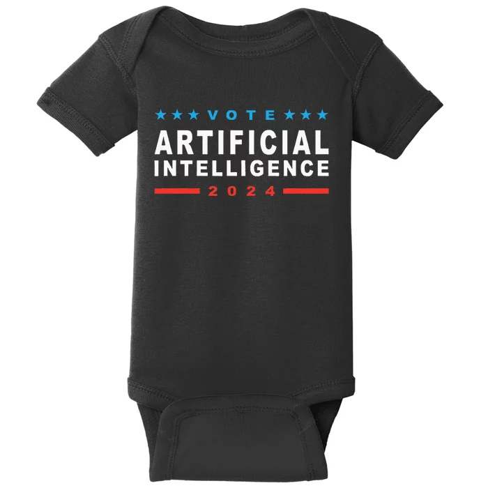 Vote Artificial Intelligence 2024 Baby Bodysuit