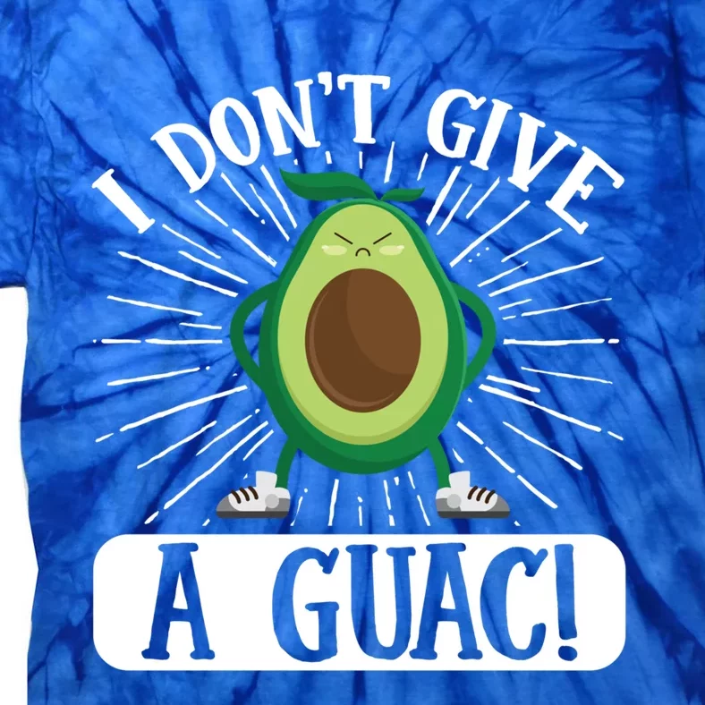 Vegan Avocado I Don’t Give A Guac! Vegetarian Gift Tie-Dye T-Shirt