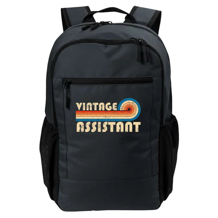 Vintage Assistant Job Title Birthday Idea Daily Commute Backpack