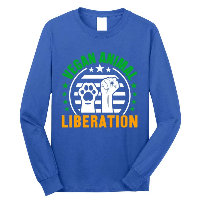 Vegan Animal Liberation Gift Long Sleeve Shirt