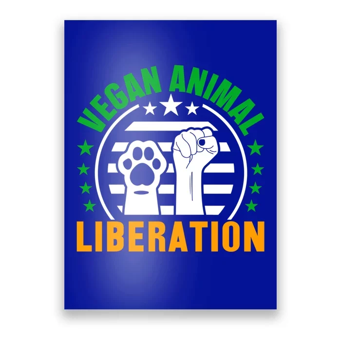 Vegan Animal Liberation Gift Poster