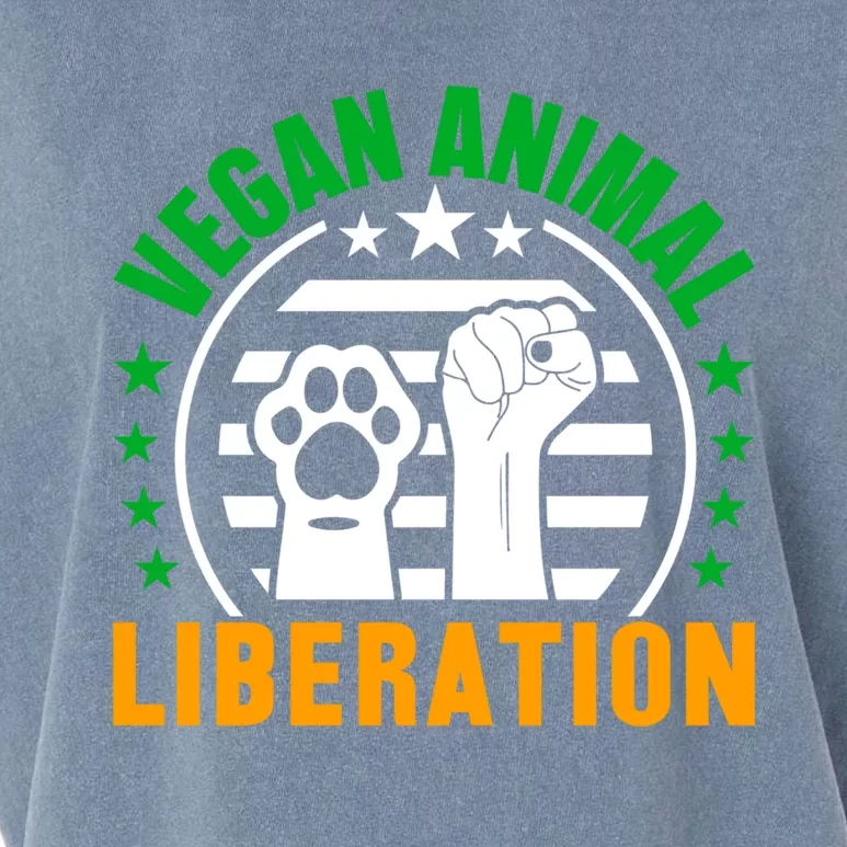 Vegan Animal Liberation Gift Garment-Dyed Women's Muscle Tee