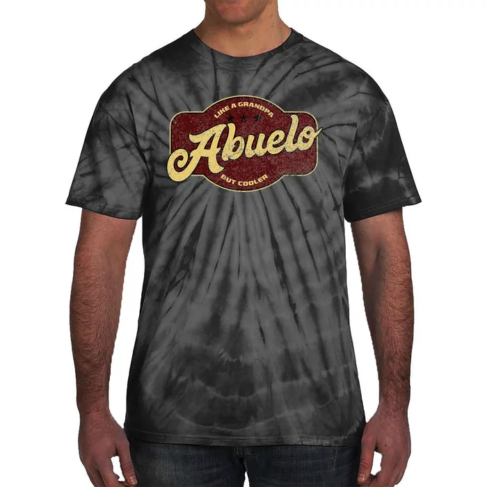 Vintage Abuelo Like Grandpa But Cooler Abuelo Cuban Tie-Dye T-Shirt