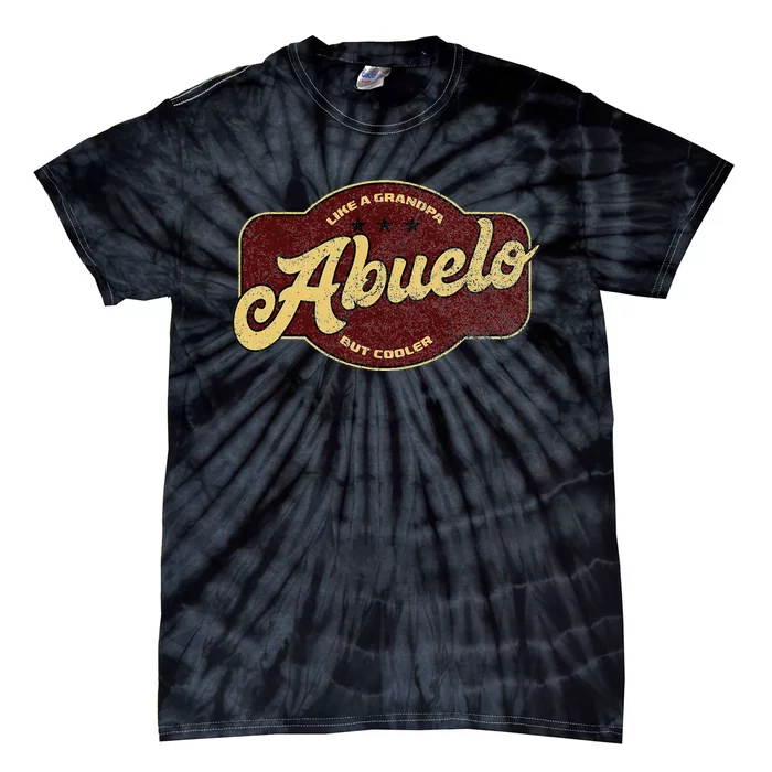 Vintage Abuelo Like Grandpa But Cooler Abuelo Cuban Tie-Dye T-Shirt