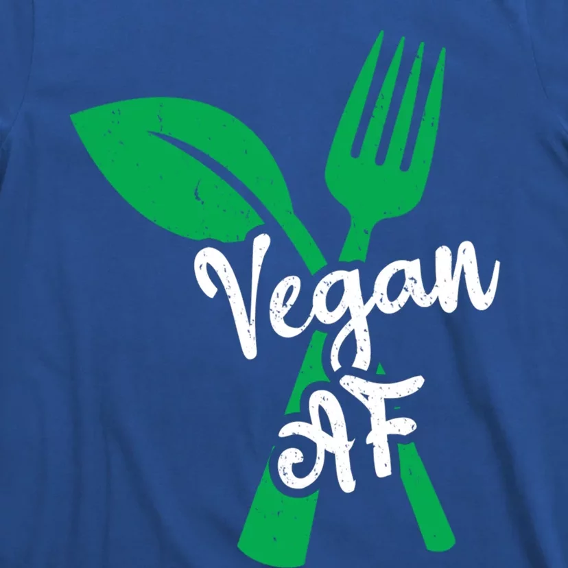 Vegan Af Leaf And Fork Go Vegan Gift T-Shirt