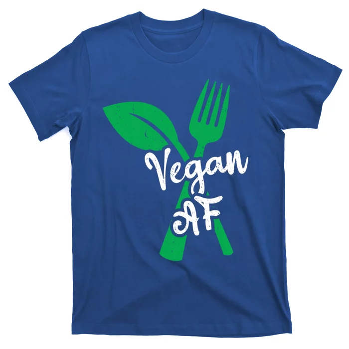 Vegan Af Leaf And Fork Go Vegan Gift T-Shirt