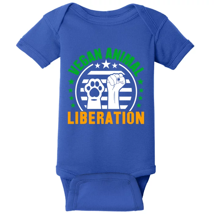 Vegan Animal Liberation Meaningful Gift Baby Bodysuit