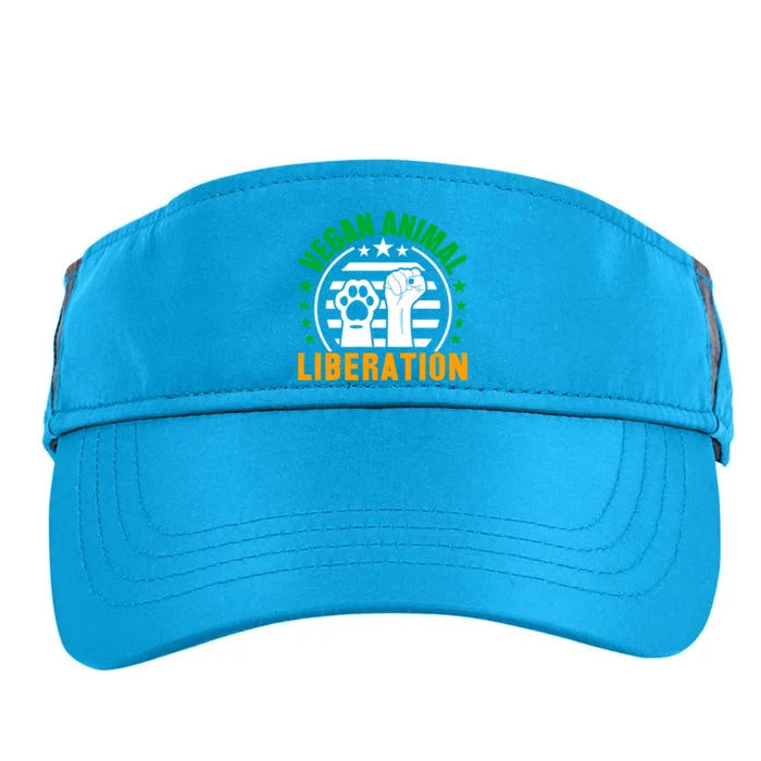 Vegan Animal Liberation Meaningful Gift Adult Drive Performance Visor