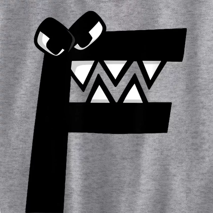 Villain Alphabet Lore F Costume Matching Evil Letter Kids Sweatshirt