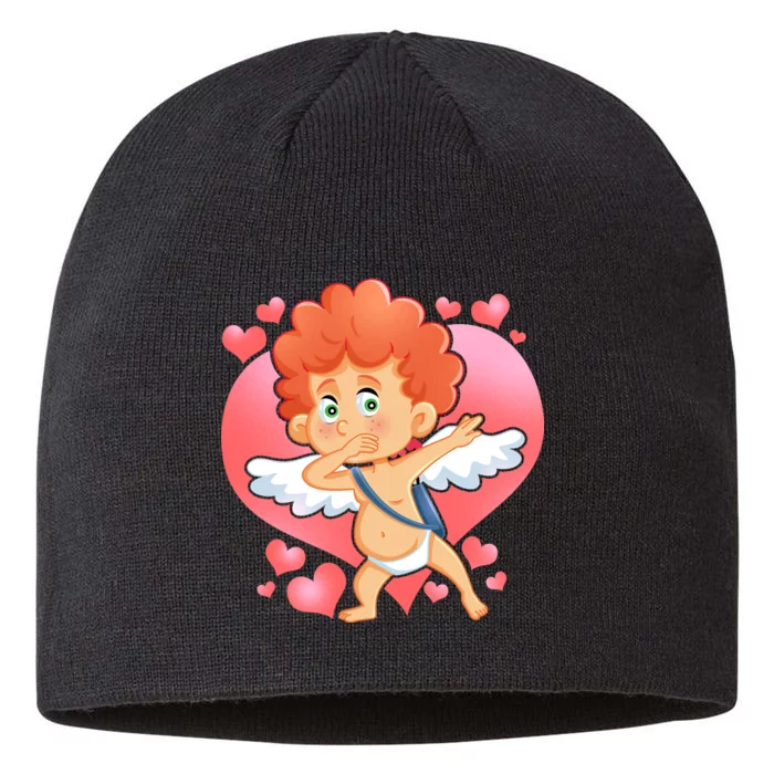 Valentine Dabbing Cupid 8 1/2in Sustainable Knit Beanie