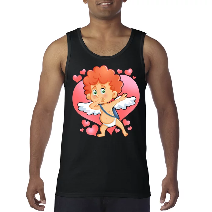 Valentine Dabbing Cupid Tank Top