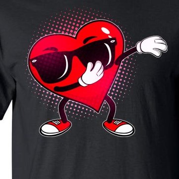 Valentine Dabbing Heart Tall T-Shirt