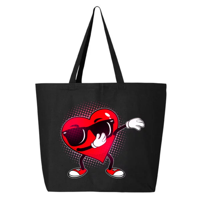 Valentine Dabbing Heart 25L Jumbo Tote