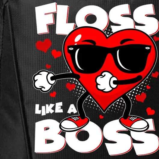 Valentine Floss Like A Boss Heart City Backpack