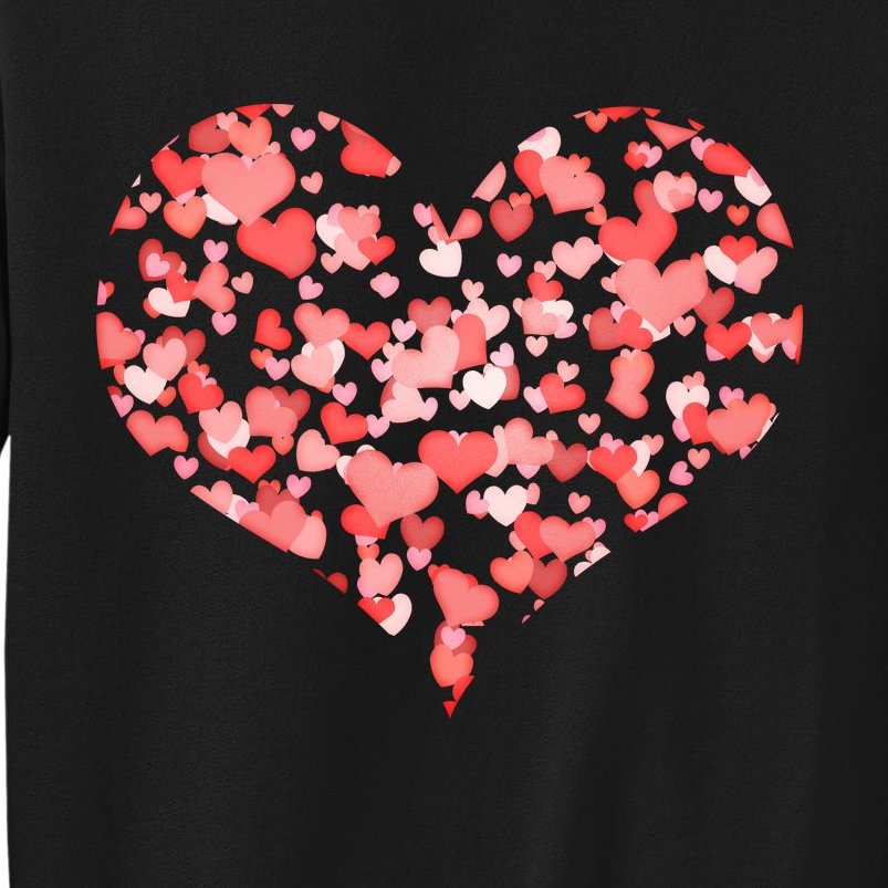 Valentine Multi Heart Of Love Sweatshirt