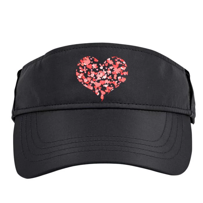 Valentine Multi Heart Of Love Adult Drive Performance Visor