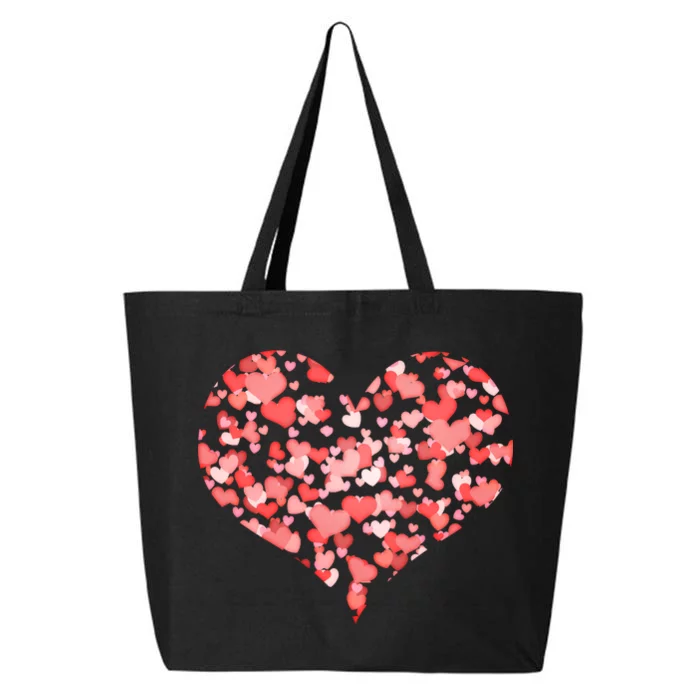 Valentine Multi Heart Of Love 25L Jumbo Tote