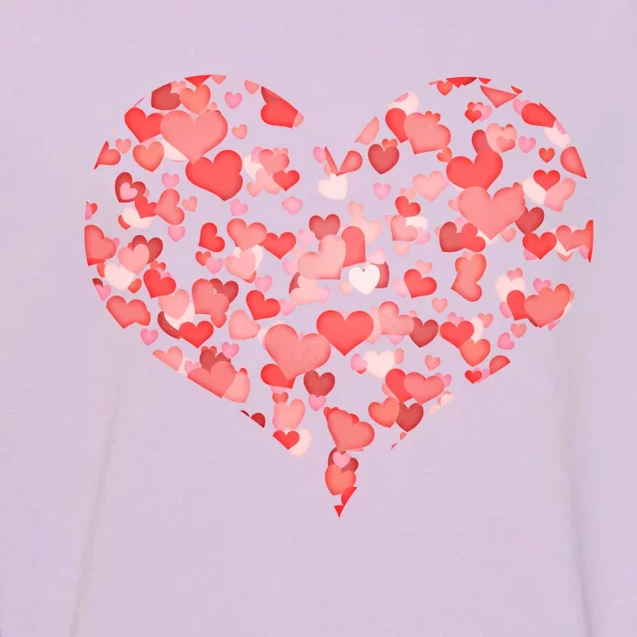 Valentine Multi Heart Of Love Garment-Dyed Sweatshirt