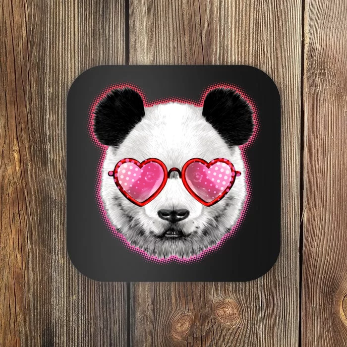 Valentine Panda Love Shades Coaster