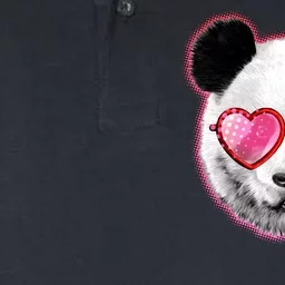 Valentine Panda Love Shades Softstyle Adult Sport Polo