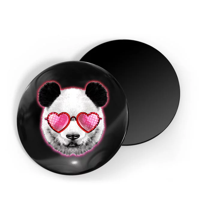 Valentine Panda Love Shades Magnet