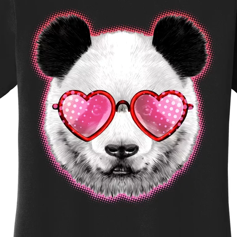 Valentine Panda Love Shades Women's T-Shirt