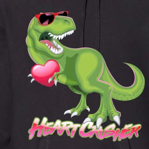 Valentine T-Rex Heart Crusher Premium Hoodie