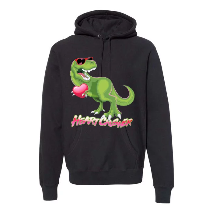 Valentine T-Rex Heart Crusher Premium Hoodie