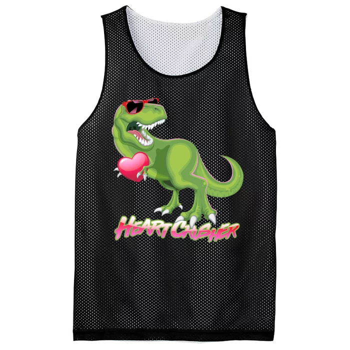 Valentine T-Rex Heart Crusher Mesh Reversible Basketball Jersey Tank