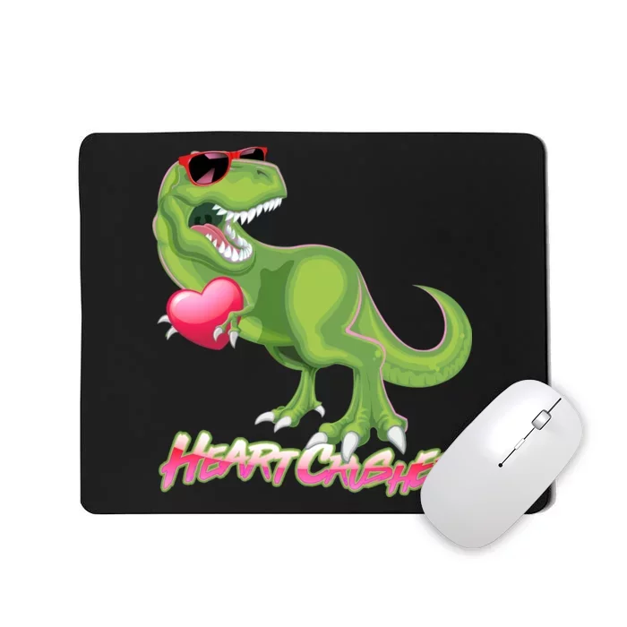 Valentine T-Rex Heart Crusher Mousepad