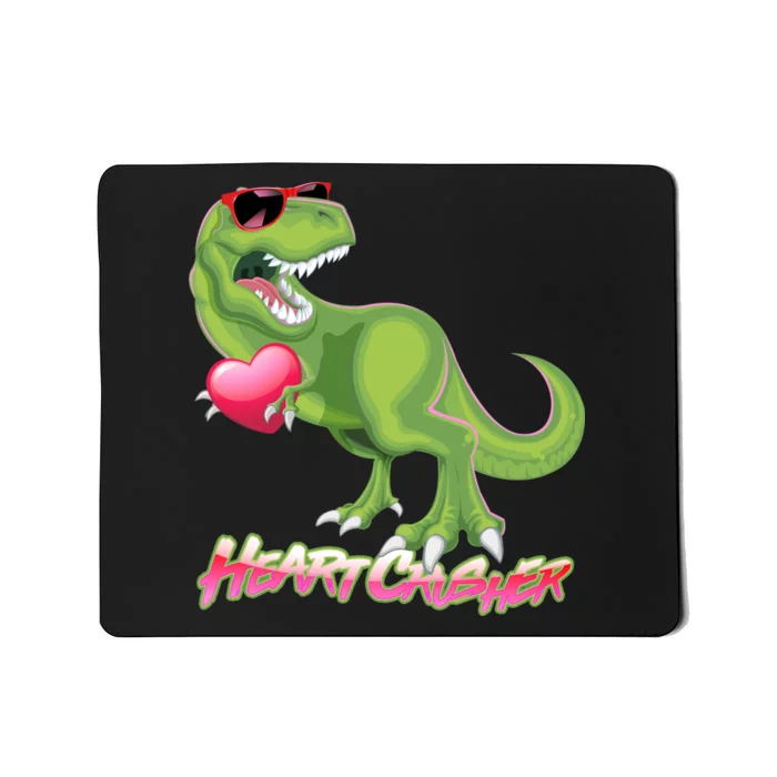 Valentine T-Rex Heart Crusher Mousepad