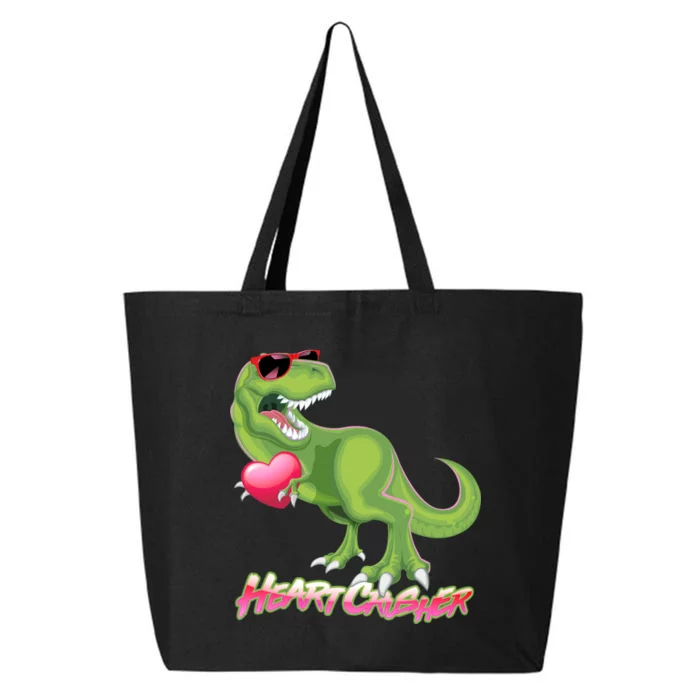 Valentine T-Rex Heart Crusher 25L Jumbo Tote