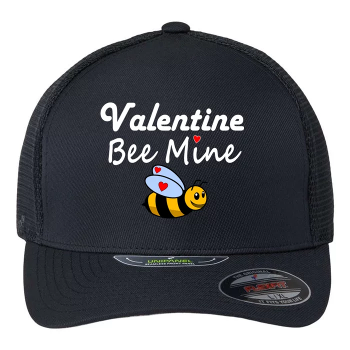 Valentine's Day Bee Mine Flexfit Unipanel Trucker Cap