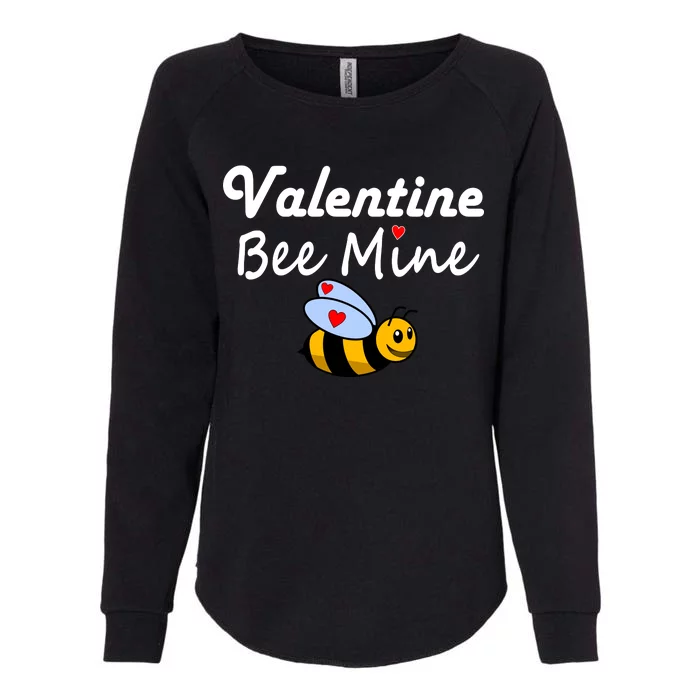 Valentine's Day Bee Mine Womens California Wash Sweatshirt