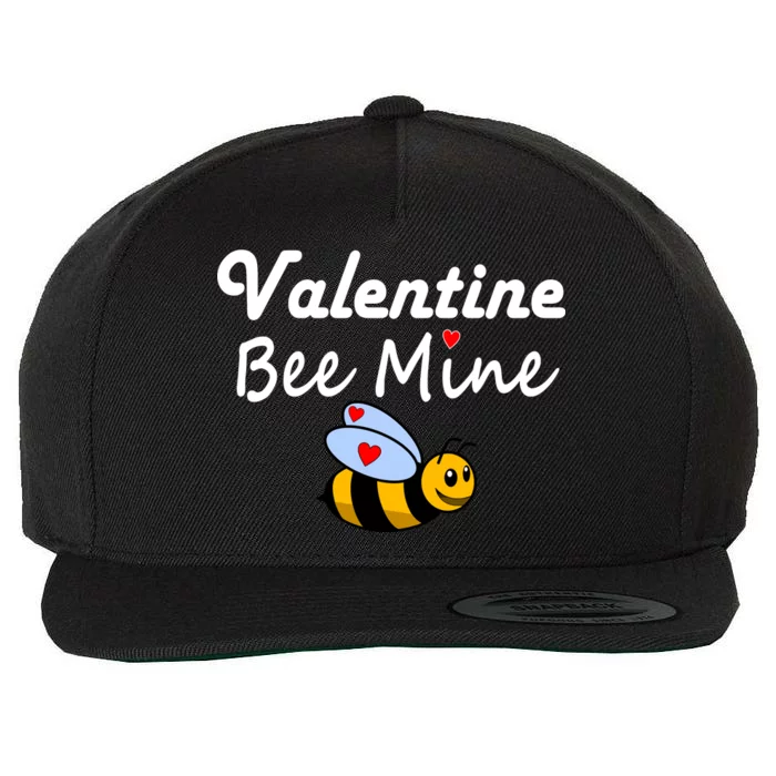 Valentine's Day Bee Mine Wool Snapback Cap