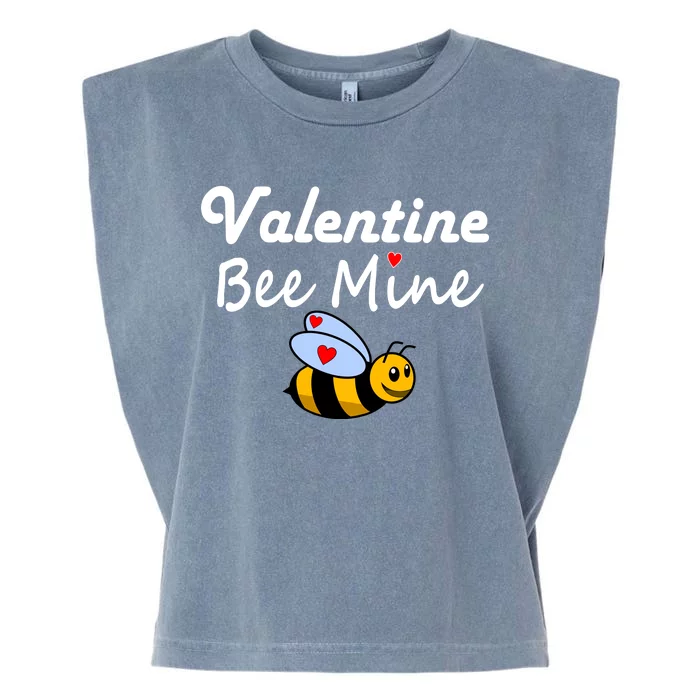 Valentine's Day Bee Mine Garment-Dyed Women's Muscle Tee