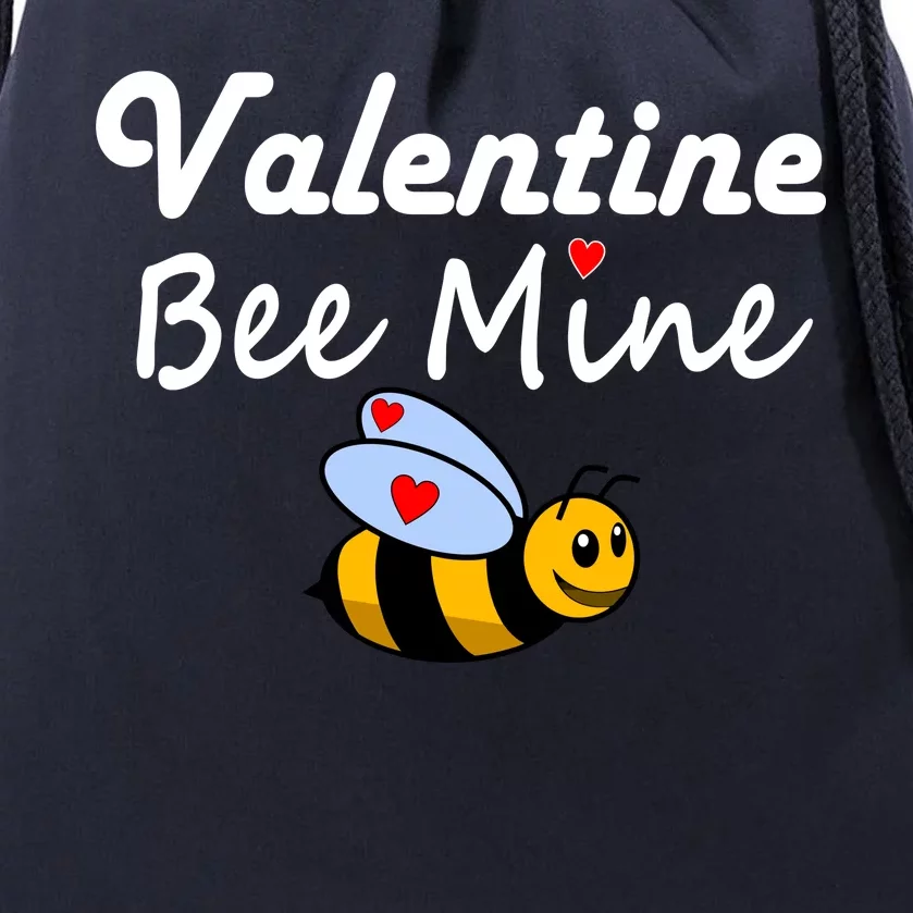 Valentine's Day Bee Mine Drawstring Bag