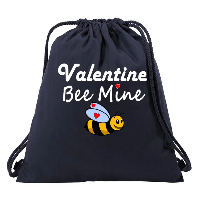 Valentine's Day Bee Mine Drawstring Bag