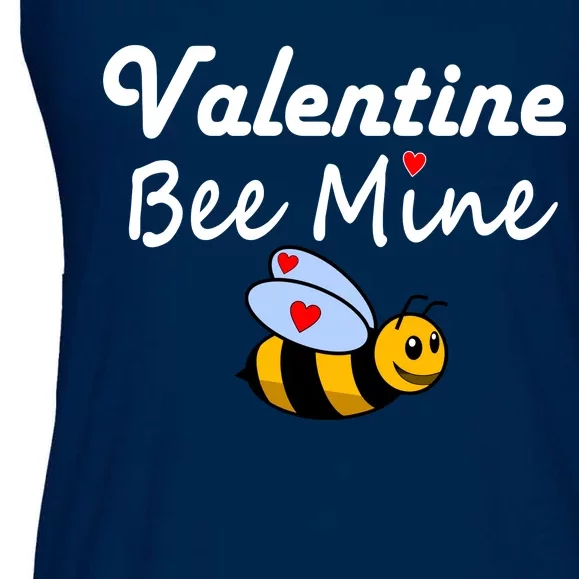 Valentine's Day Bee Mine Ladies Essential Flowy Tank