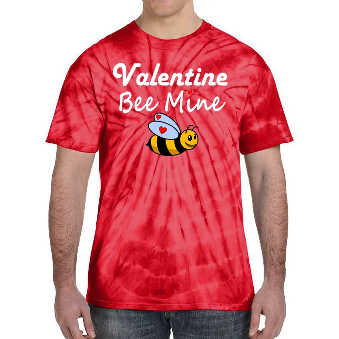 Valentine's Day Bee Mine Tie-Dye T-Shirt