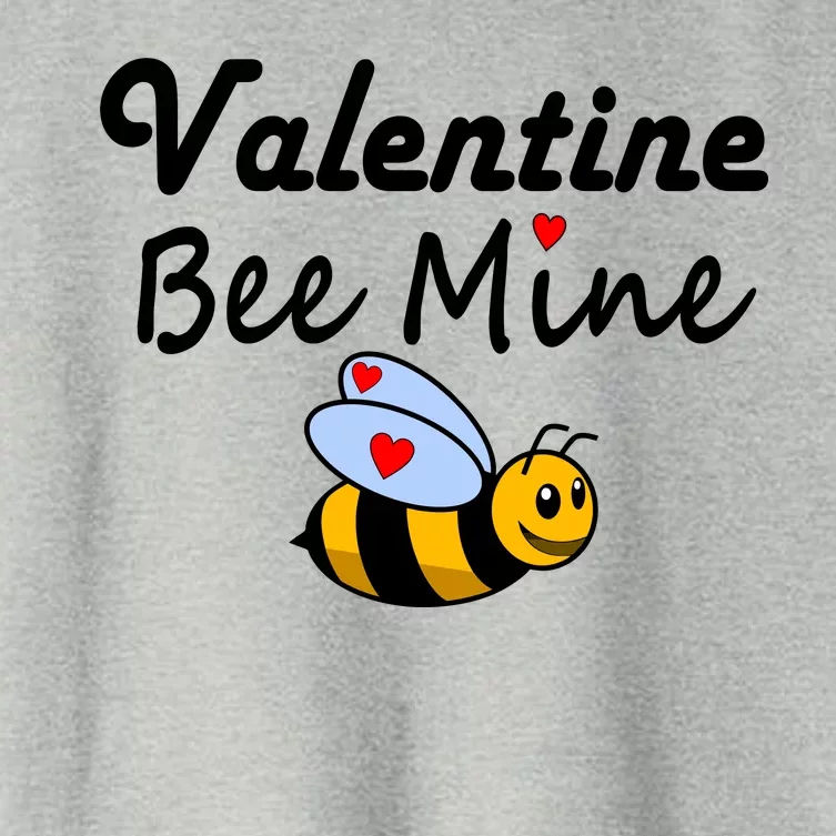 Valentine's Day Bee Mine Women's Crop Top Tee